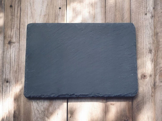 Custom Engraved Slate Photo Plaque/Cheese Board – Personalized with Your Image and Text